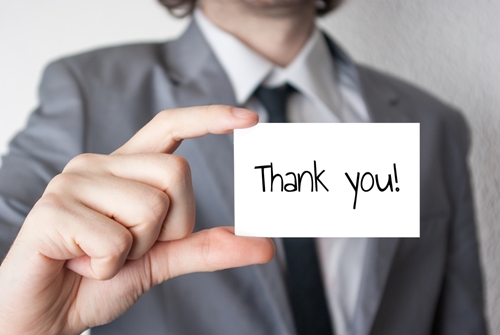 It's important for ecommerce companies to show their appreciation to customers.